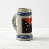 Papoea-Nieuw-Guinea vlag Bierpul (Voorkant links)