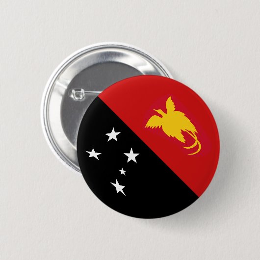 Papoea-Nieuw-Guinea Vlag Button (Voorkant /achterkant)