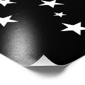 Papoea-Nieuw-Guinea vlag Foto Afdruk (Hoek)