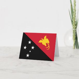 Papoea-Nieuw-Guinea vlag Kaart