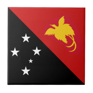 Papoea-Nieuw-Guinea Vlag Keramische Tegel Tegeltje