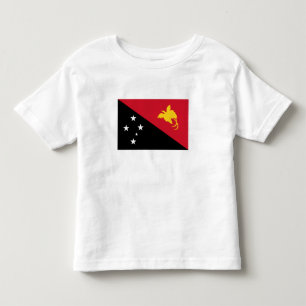 Papoea-Nieuw-Guinea vlag Kinder Shirts