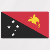 Papoea-Nieuw-Guinea vlag Labels (Design 1)