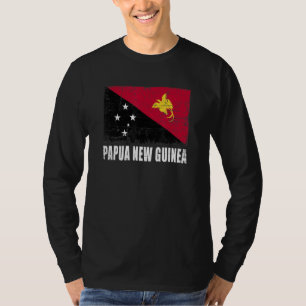 Papoea-Nieuw-Guinea Vlag Land Vlag Papoea-Nieuw-Gu T-shirt