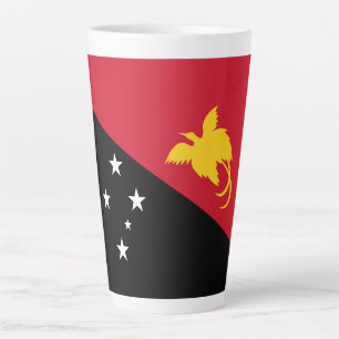 Papoea-Nieuw-Guinea vlag Latte Mok