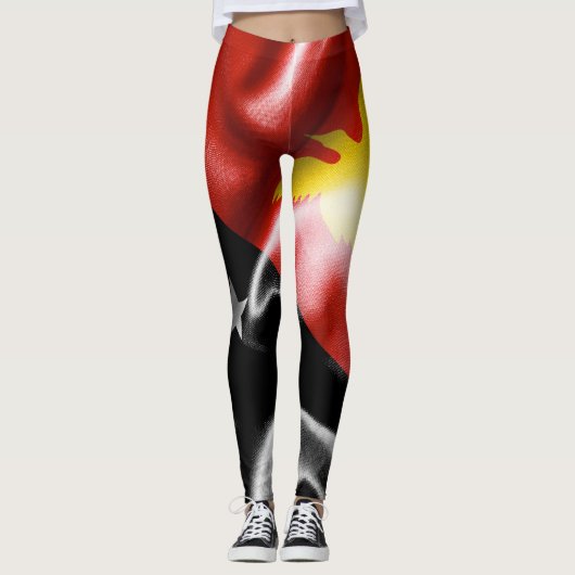 Papoea-Nieuw-Guinea vlag Leggings (Voorkant)