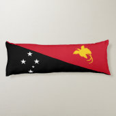 Papoea-Nieuw-Guinea vlag Lichaamskussen (Achterkant)