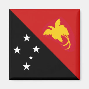 Papoea-Nieuw-Guinea Vlag Magnet