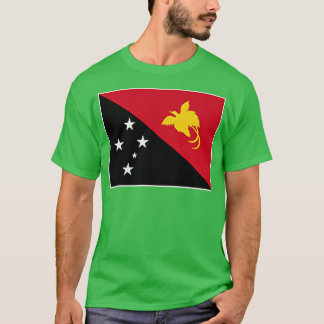 Papoea-Nieuw-Guinea vlag met Guinee T-shirt