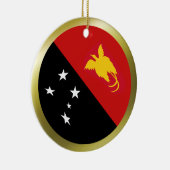 Papoea-Nieuw-Guinea Vlag Ornament (Rechts)