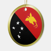 Papoea-Nieuw-Guinea Vlag Ornament (Links)