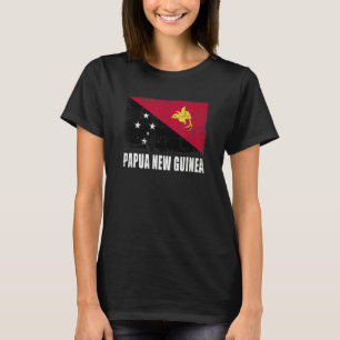 Papoea-Nieuw-Guinea Vlag Papoea-Nieuw-Guinea T-shirt