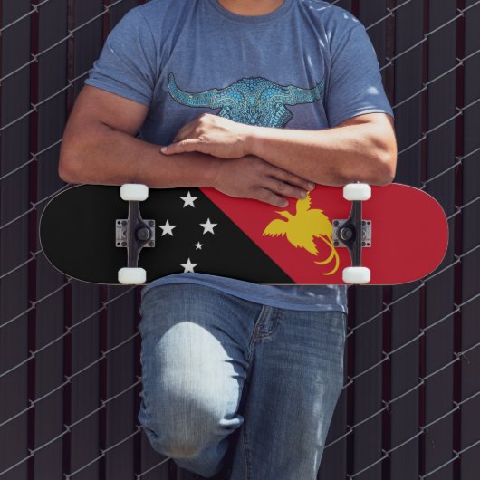 Papoea-Nieuw-Guinea vlag Persoonlijk Skateboard (Buiten 3)
