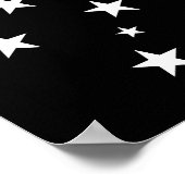 Papoea-Nieuw-Guinea vlag Poster (Hoek)