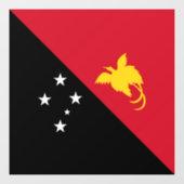Papoea-Nieuw-Guinea vlag Raamsticker (Vel)