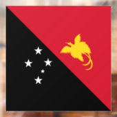 Papoea-Nieuw-Guinea vlag Raamsticker (Vel 2)