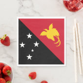 Papoea-Nieuw-Guinea vlag Servet (Insitu)