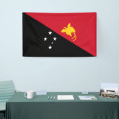 Papoea-Nieuw-Guinea vlag Spandoek (Beurs)