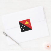 Papoea-Nieuw-Guinea Vlag Sticker (Envelop)