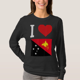 Papoea-Nieuw-Guinea vlag T-shirt