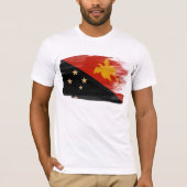 Papoea-Nieuw-Guinea Vlag T-Shirt (Voorkant)