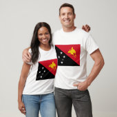 Papoea-Nieuw-Guinea vlag T-shirt (Unisex)