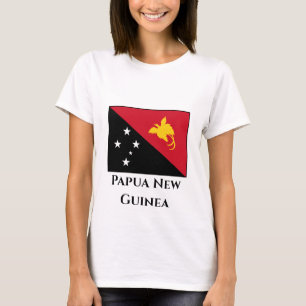 Papoea-Nieuw-Guinea vlag T-shirt