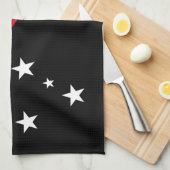 Papoea-Nieuw-Guinea vlag Theedoek (Quarter Fold)