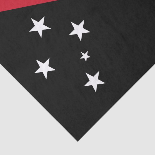 Papoea-Nieuw-Guinea vlag Tissuepapier (Detail)