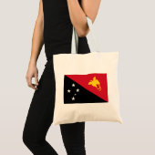 Papoea-Nieuw-Guinea vlag Tote Bag (Voorkant (product))