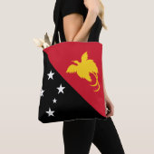 Papoea-Nieuw-Guinea vlag Tote Bag (Dichtbij)