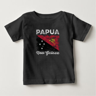 Papoea-Nieuw-Guinea vlag verhit