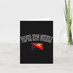 Papoea-Nieuw-Guinea Vlag Vintage Retro Erfgoed Kaart