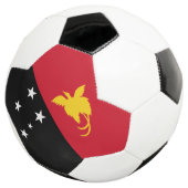 Papoea-Nieuw-Guinea vlag Voetbal (Drie kwart)