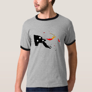 Papoea-Nieuw-Guinea - Volledige kaart T-shirt