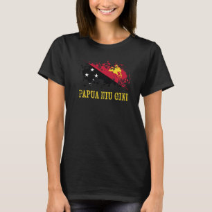 Papoea-Nieuw-Guineese enthousiasten voor Papoea-Ni T-shirt