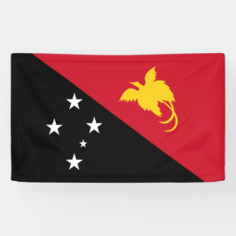 Papoea-Nieuw-Guinese vlag Spandoek