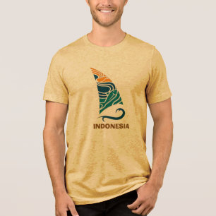 Papoea-strand – Tropisch paradijs van Indonesië Tri-Blend Shirt