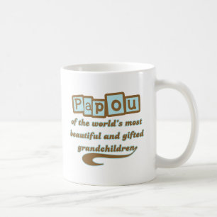 Papoea van kleinkinderen met cadeautjes koffiemok