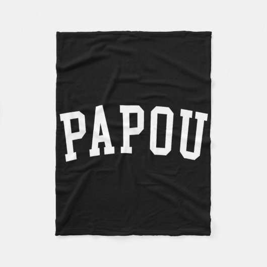 Papou _1 fleece deken (Voorkant)