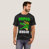 Papou Dragon  Father's Day T-shirt (Voorkant volledig)