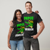 Papou Dragon  Father's Day T-shirt (Unisex)