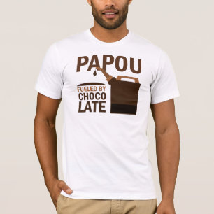 Papou (Funny) Chocolade T-shirt