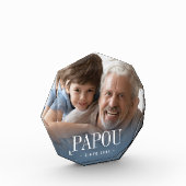 Papou Grandpa Jaar ingesteld Fotoblokken (Links)