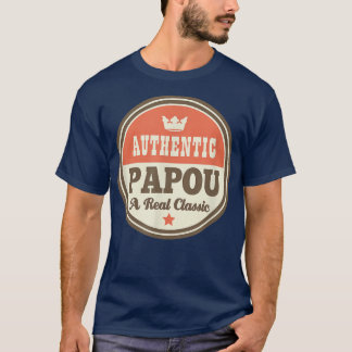 Papou Grandpa T Fathers Day T-shirt Gift