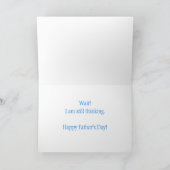 Papou Happy Father Day Funny Card Kaart (Binnen)