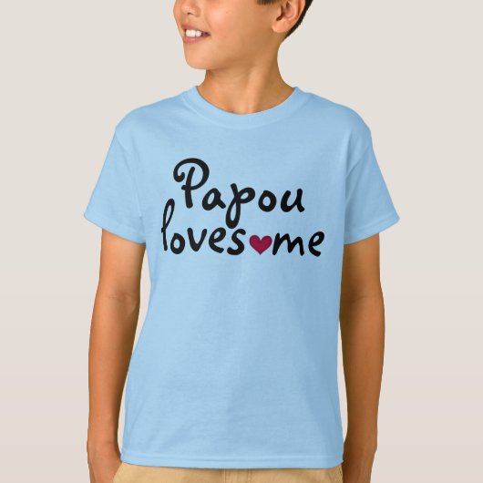 Papou houdt van shirt (Voorkant)
