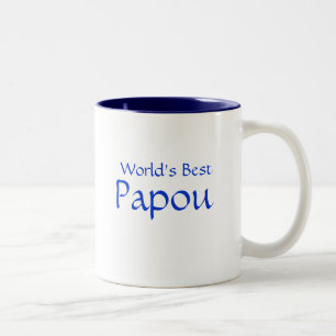 Papou, 's Werelds beste Tweekleurige Koffiemok