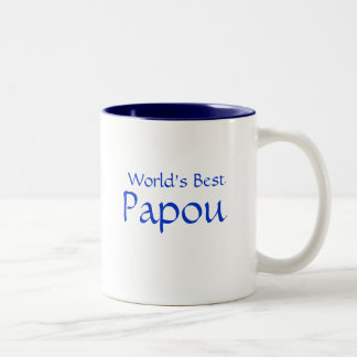 Papou, 's Werelds beste Tweekleurige Koffiemok