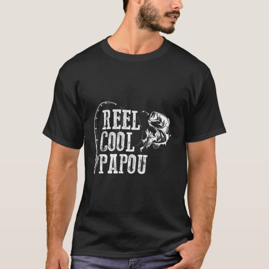 Papou Vist Reel Cool Papou T-shirt (Voorkant)